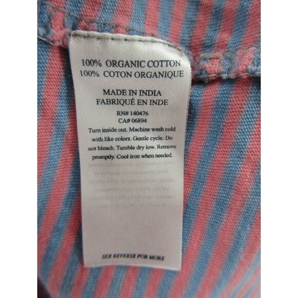 Faherty Polo Shirt Small Pullover Sunset Striped Organic Cotton Knit - Picture 10 of 11